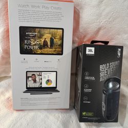 Amazon tablet And Bluetooth Speaker 