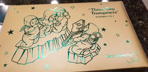 Snowbabies 1998 "Three Tiny Trumpeters"