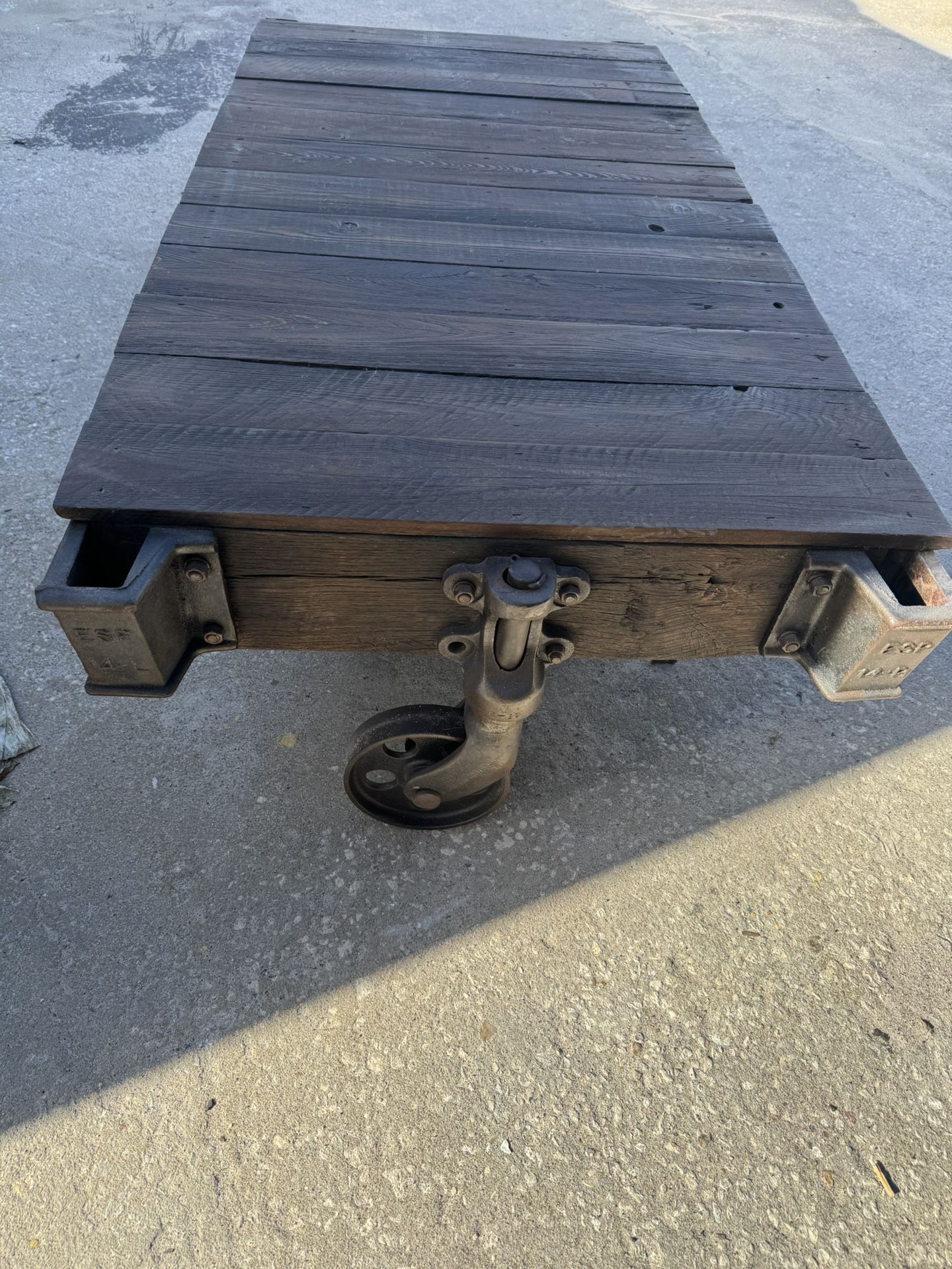 Railroad Cart Coffee Table