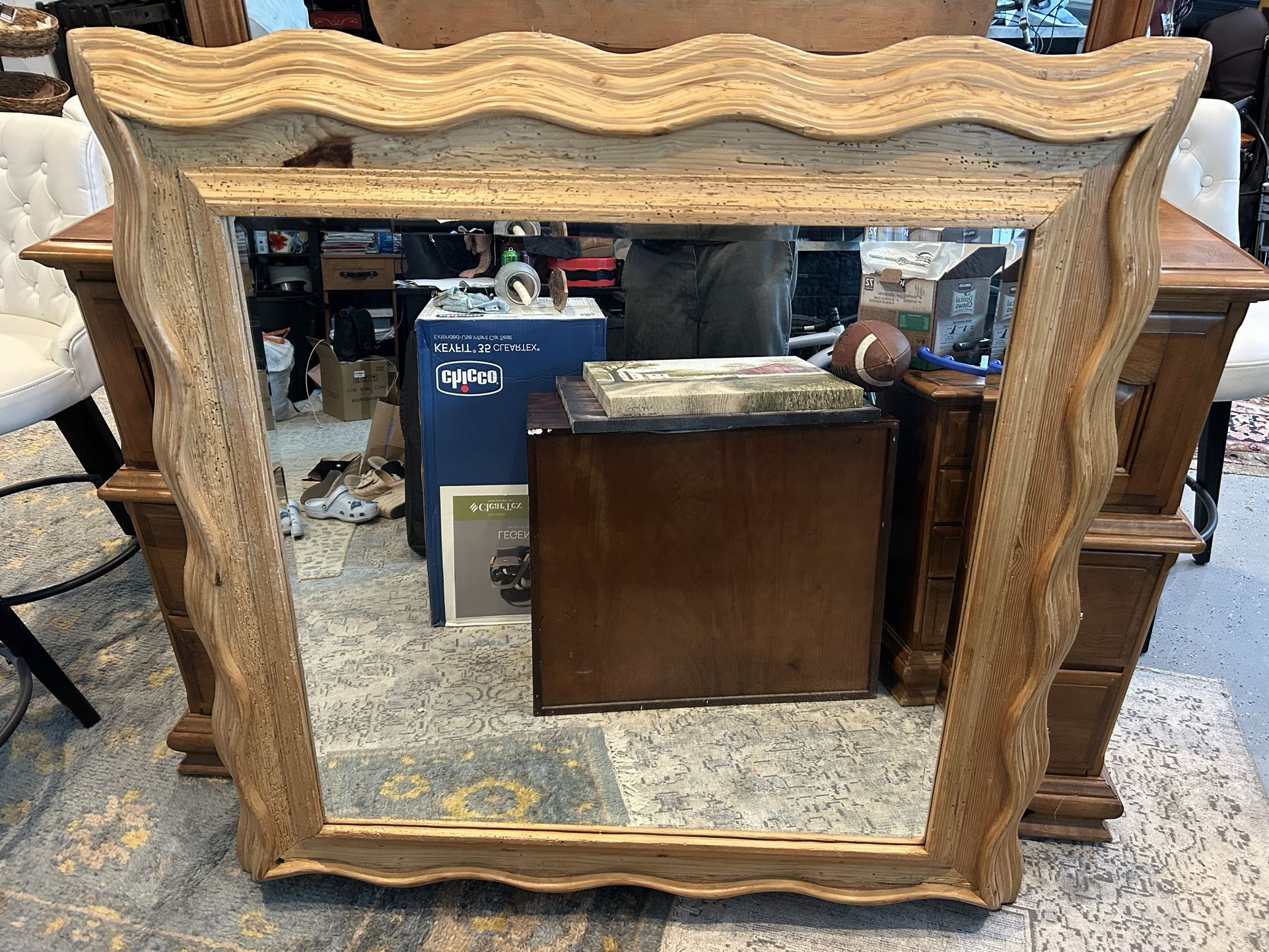 Custom Mesquite Wood Mirror