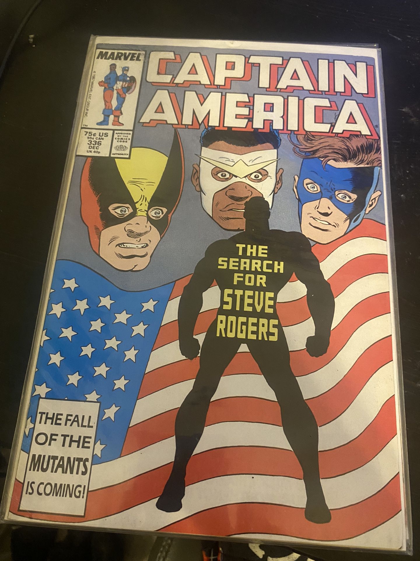 Captain America Comic Book - 1987