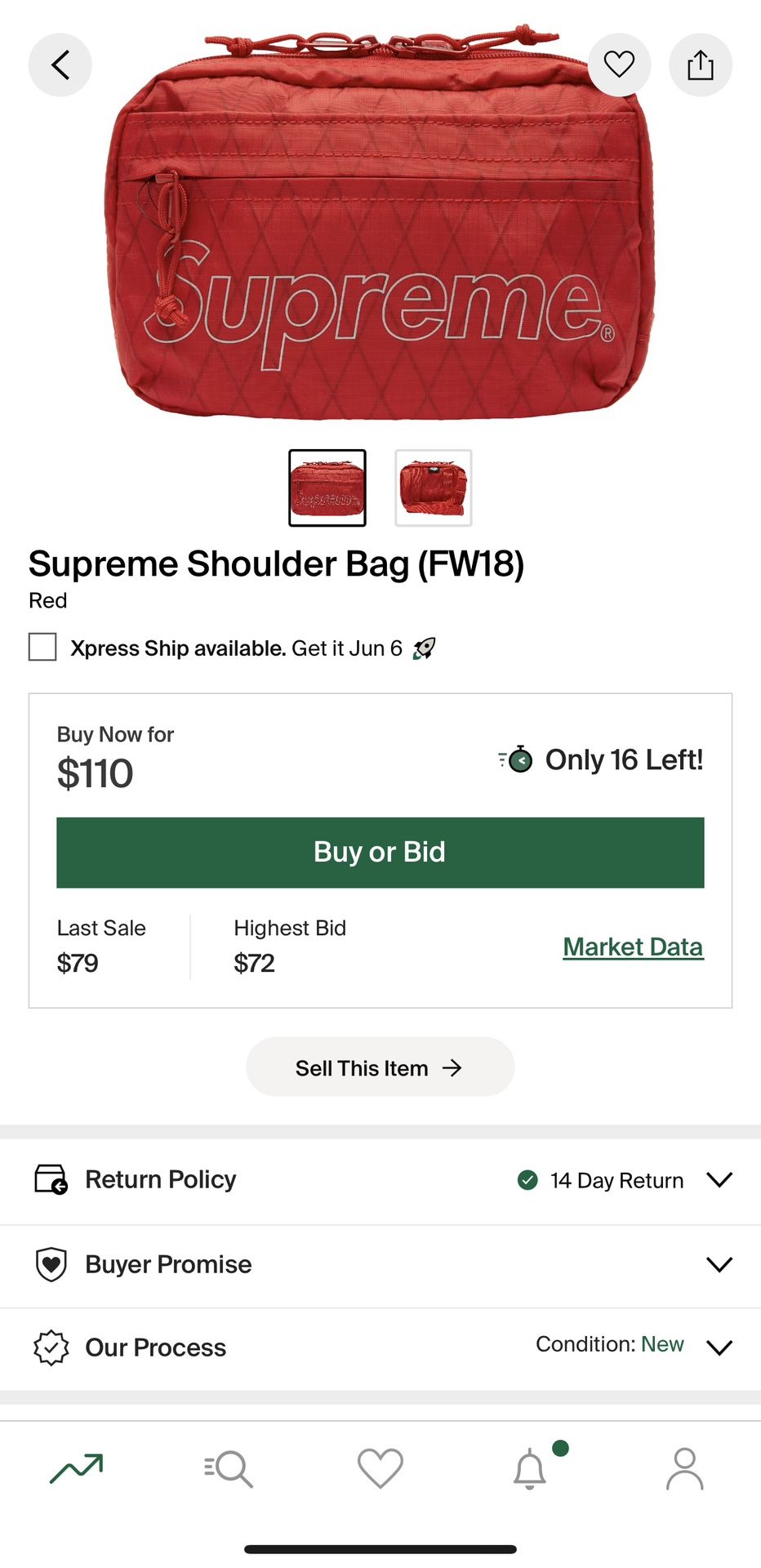 Supreme Shoulder Bag