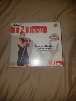 Gym Fitness cables 90lbs resistence
