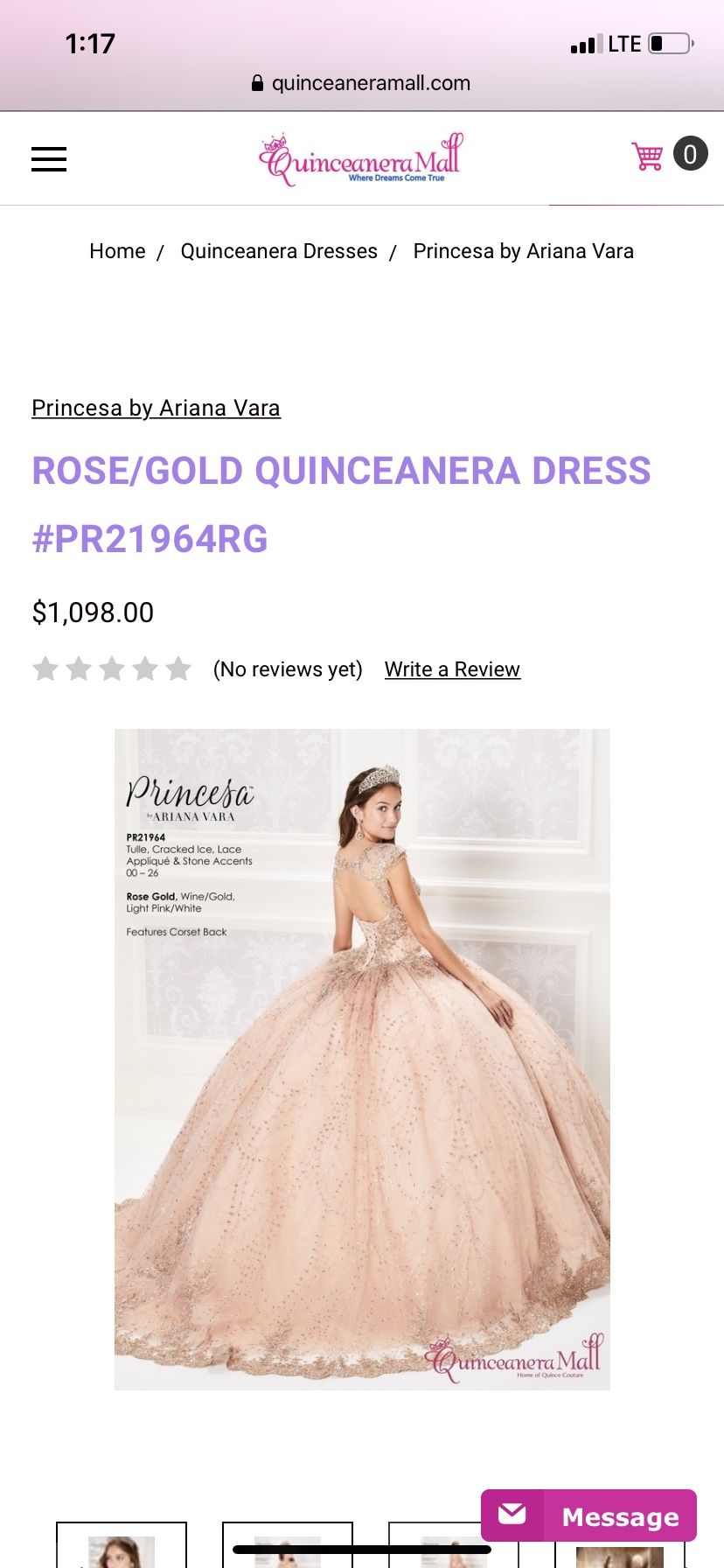 Quinceanera dress