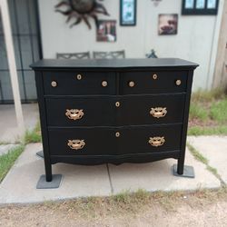 Lovely Black Dresser 33"H x 42"W x 20".5D