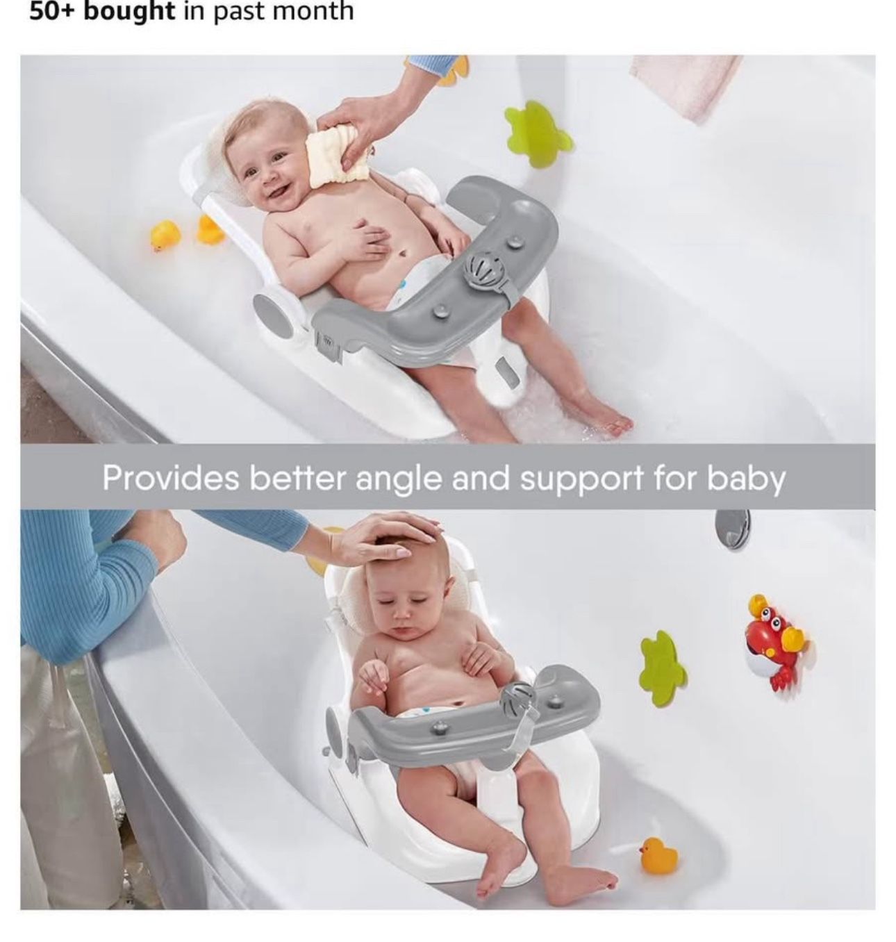 Baby Bath Sit/Lay Back. 3 Speeds