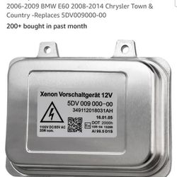 5DV 009 000-00 HID Xenon Headlight Ballast Control Unit Replacement
