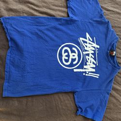 Stussy Navy Blue Shirt