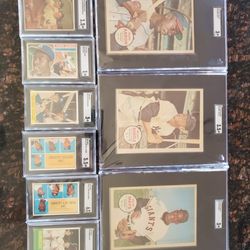 Vintage Graded  Baseball Cards, All Hall Of Famers