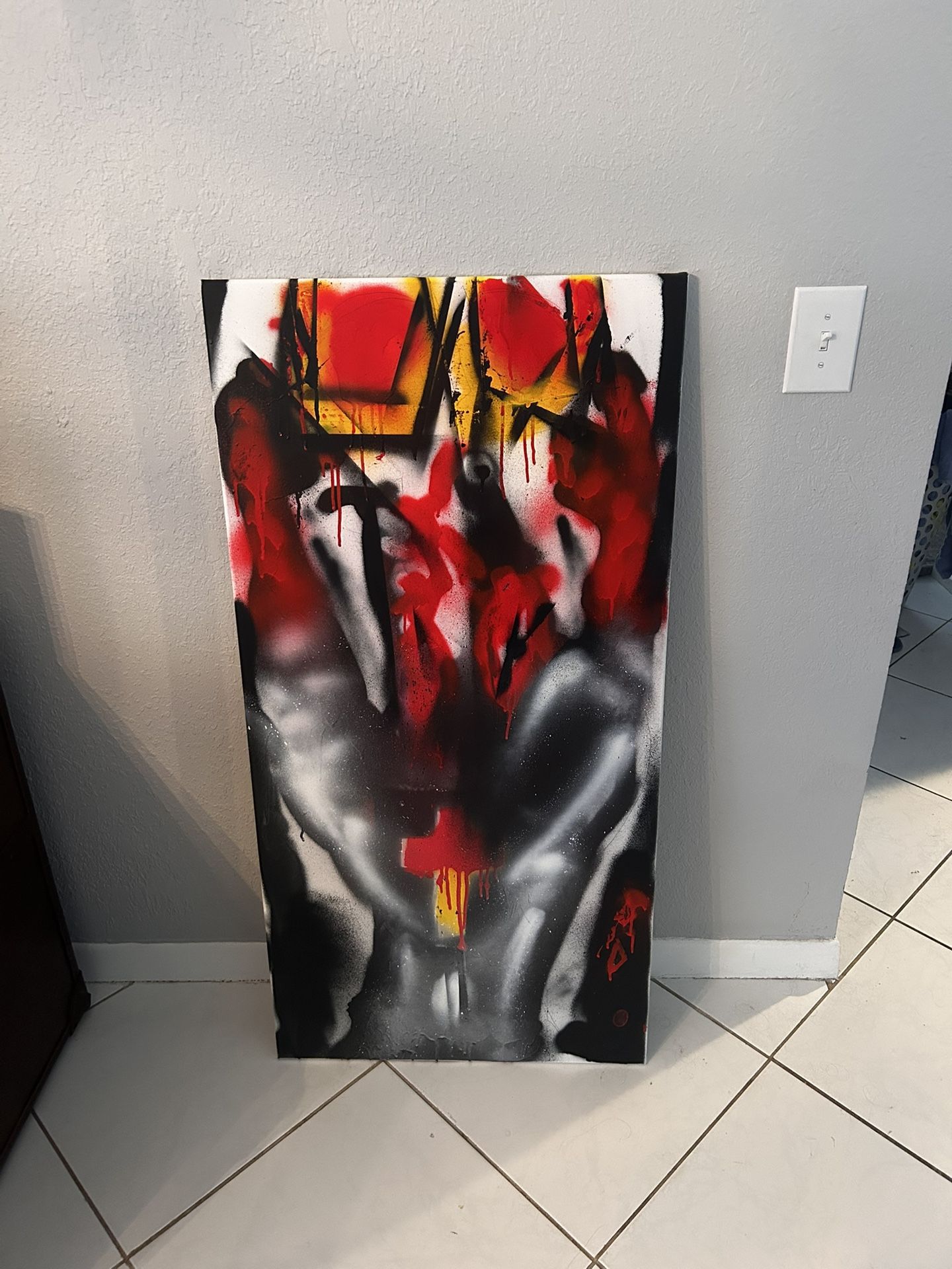 Spray Painting. “the Duke Of Gévaudan”