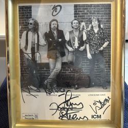 Autographed Picture FOGHAT