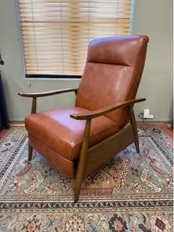 Mid-Century Modern Recliner Armchair