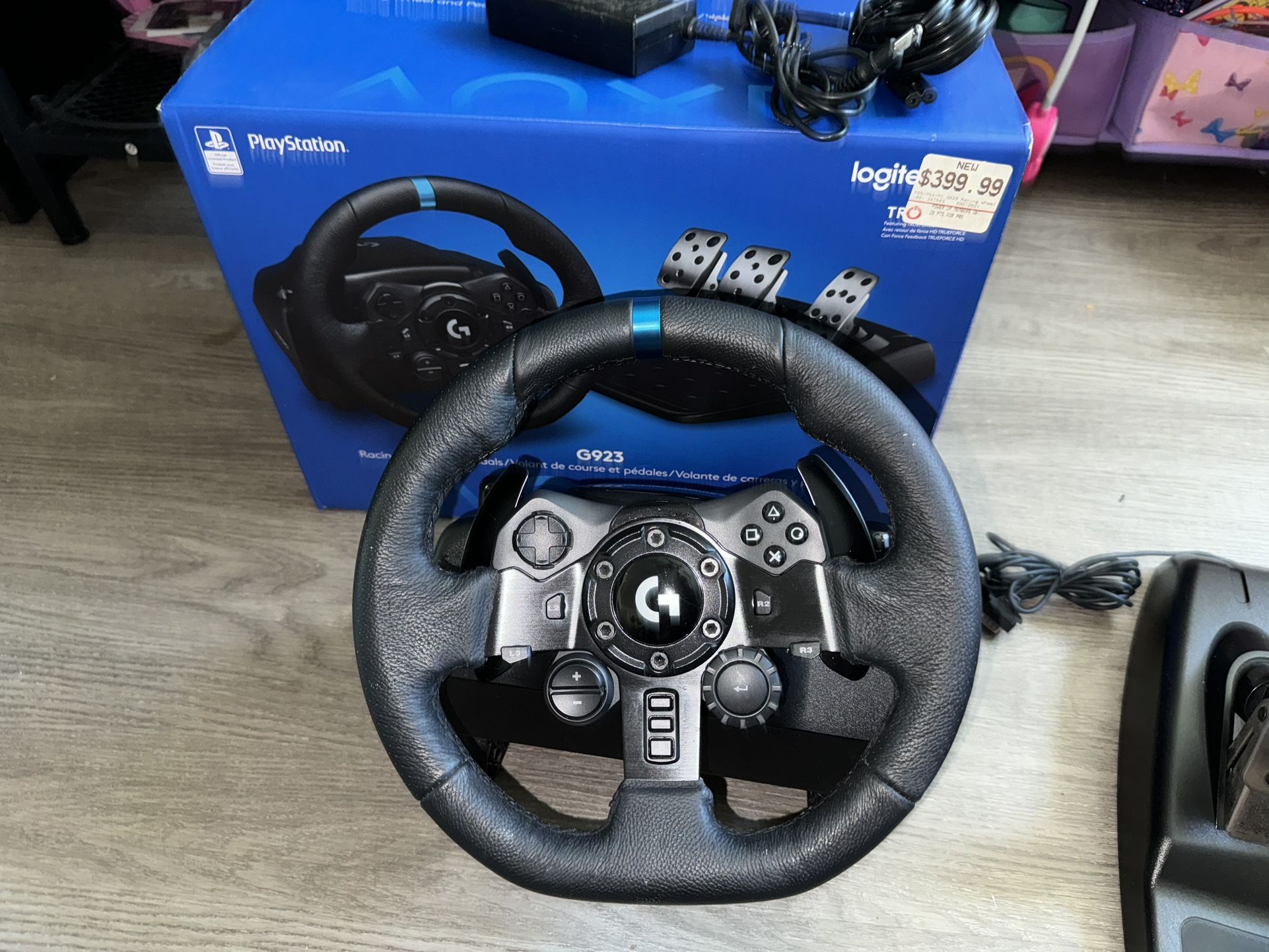 logitech g923 steering wheel for playstation