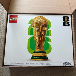 Lego Editions FIFA World Cup 2026 Official Trophy Set 43020 New Sealed