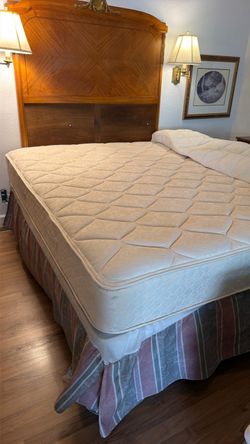 King mattress and box spring