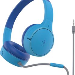 Belkin SoundForm Mini Kids Wired Headphones with Built-in Microphone