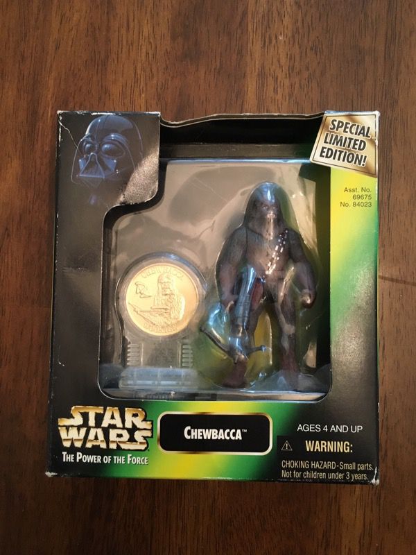 Chewbacca POTF action figure, new in box