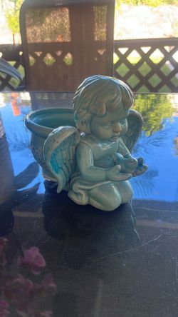 Ceramic Angel Planter