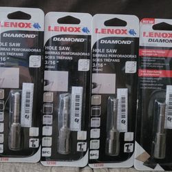 LENOX DIAMOND HOLE SAWS