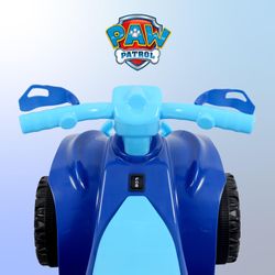 Paw Patrol Chase 6V Quad for Kids - Powerful and Safe Ride-On Toy with Rechargeable Battery, Forward and Reverse Driving, Foot Peddle, Ages 2-3