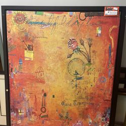 Bright Colored Ruby Tuesday Collection Canvas Print 