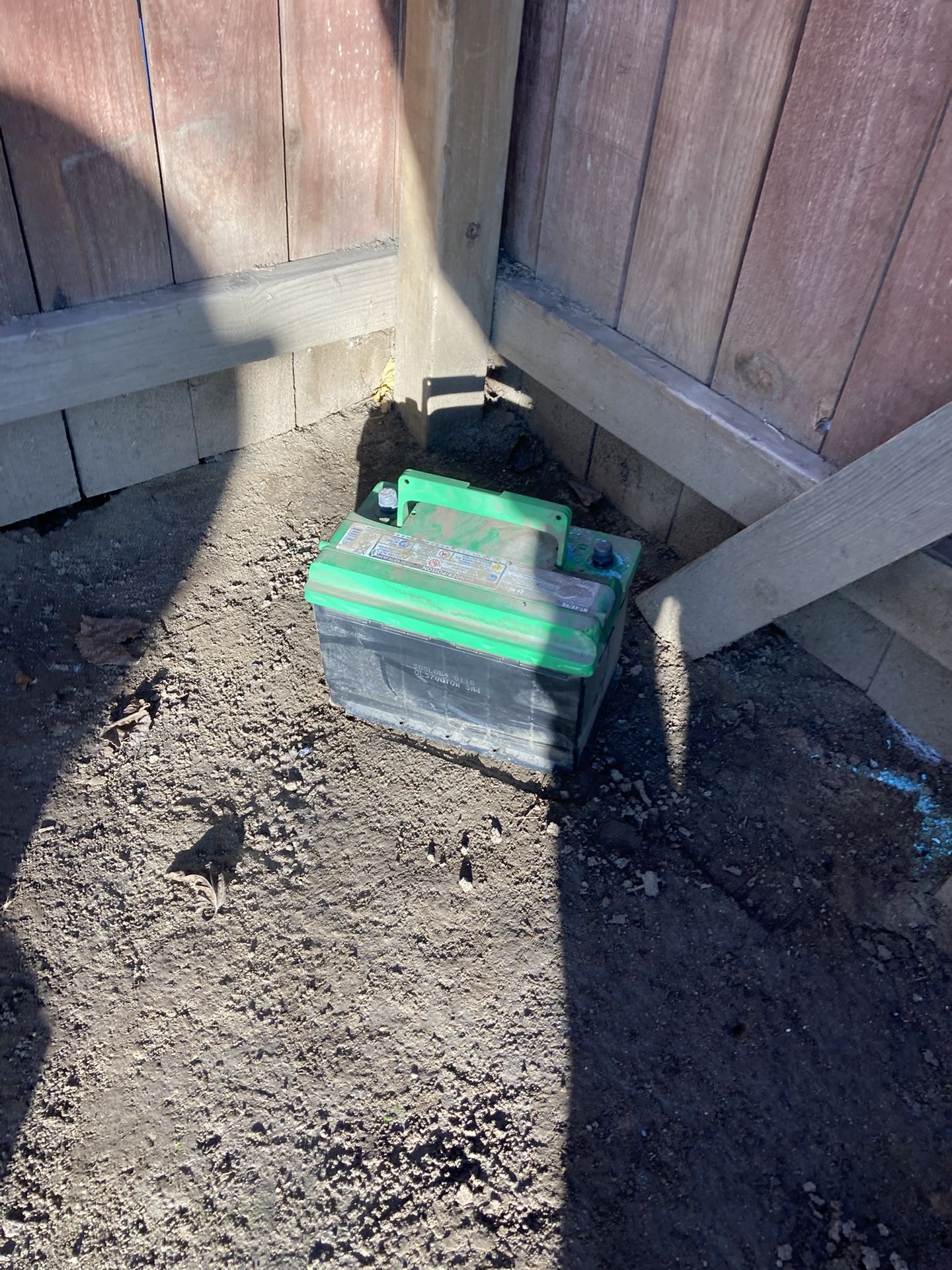 Used old car battery
