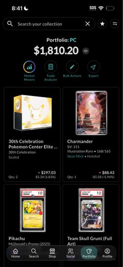Pokemon sealed slabs and raw