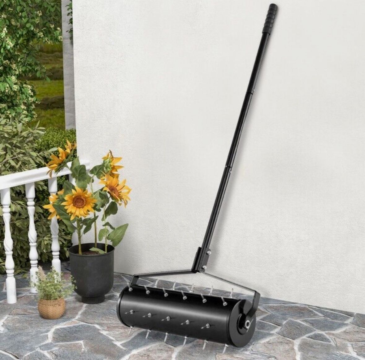 Garden Rolling Manual Lawn Aerator