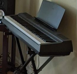 Yamaha P125 88 Key Digital Piano with Folding Stand, Bench, and Pedal - CASH ONLY