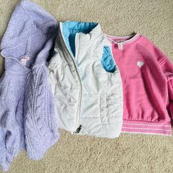 3 Pack: Assorted 3T Girl's Heavy Tops