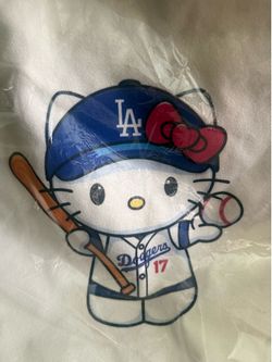 Dodgers Hello Kitty canvas tote