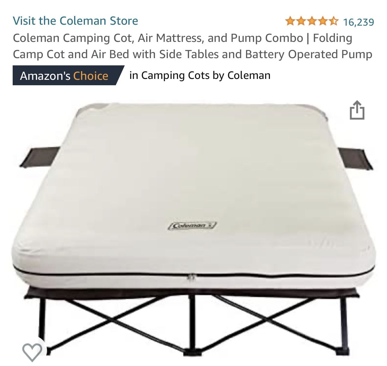 Brand Air Cot
