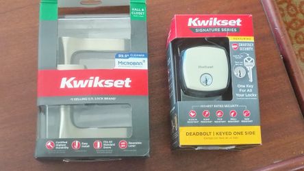 New locks deadbolt and passage door