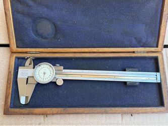 Vintage Helios Dial Vernier Caliper 6" (Stainless)