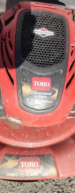 Toro lawnmover