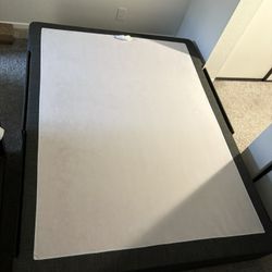 Queen Bed Box Frame With Storage