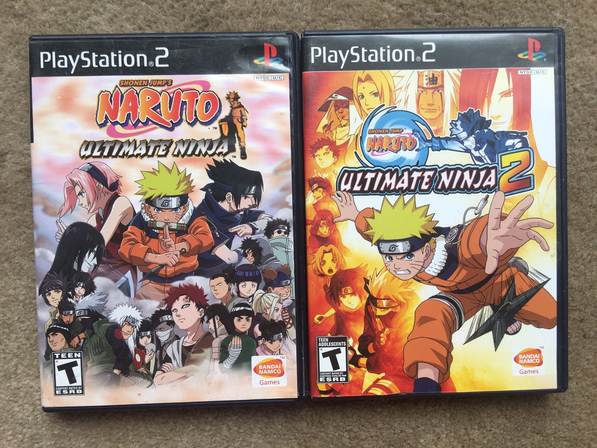 Naruto Ultimate Ninja 1 & 2 (PS2)