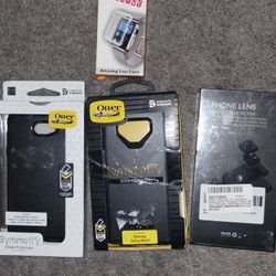 3 Brand New Phone Cases+ Lenses+ Apple Watch Case !