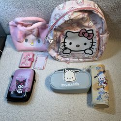 Sanrio Kawaii Hello Kitty Pochacco My Melody Kuromi Bundle Lot
