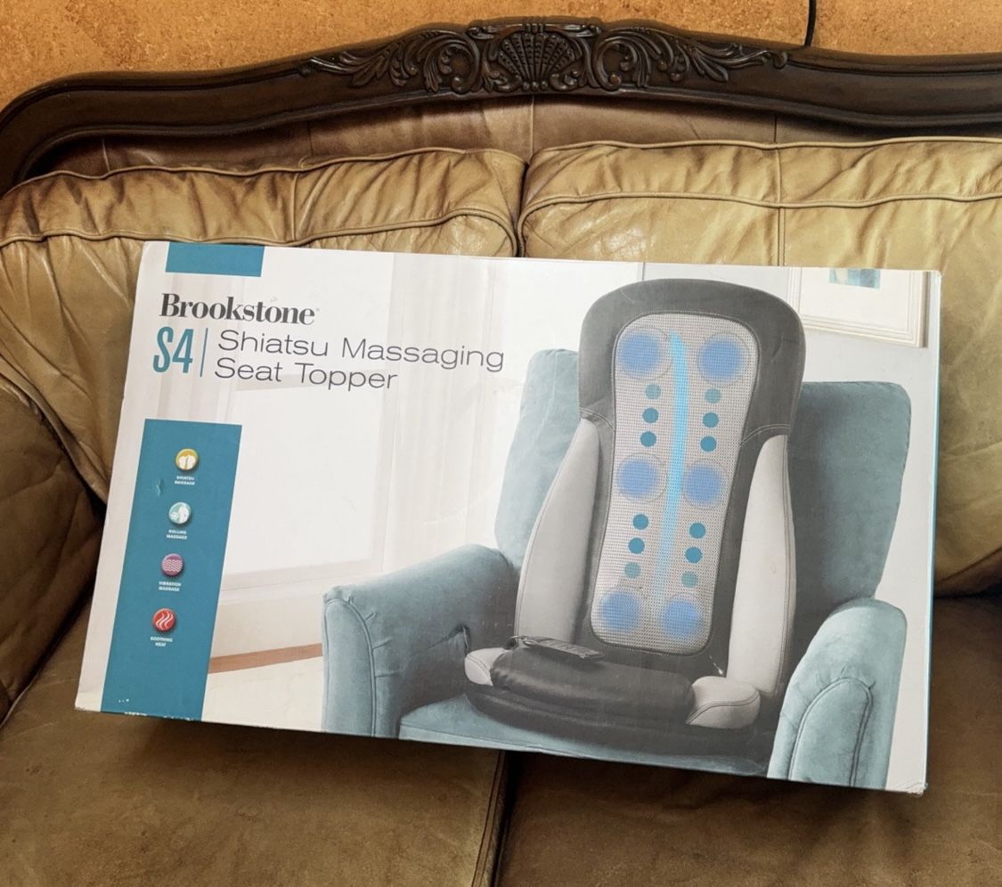 Brookstone S4 Shiatsu Massaging Seat Topper