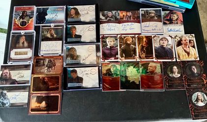Autographed, Serial #, & Die Cut Cards Game Of Thrones, Etc!!