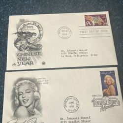 First day of issue stamps