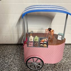 Our Generation 18” Doll Ice Cream Cart