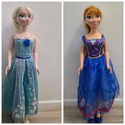 Disney Frozen My Size (3ft) Dolls