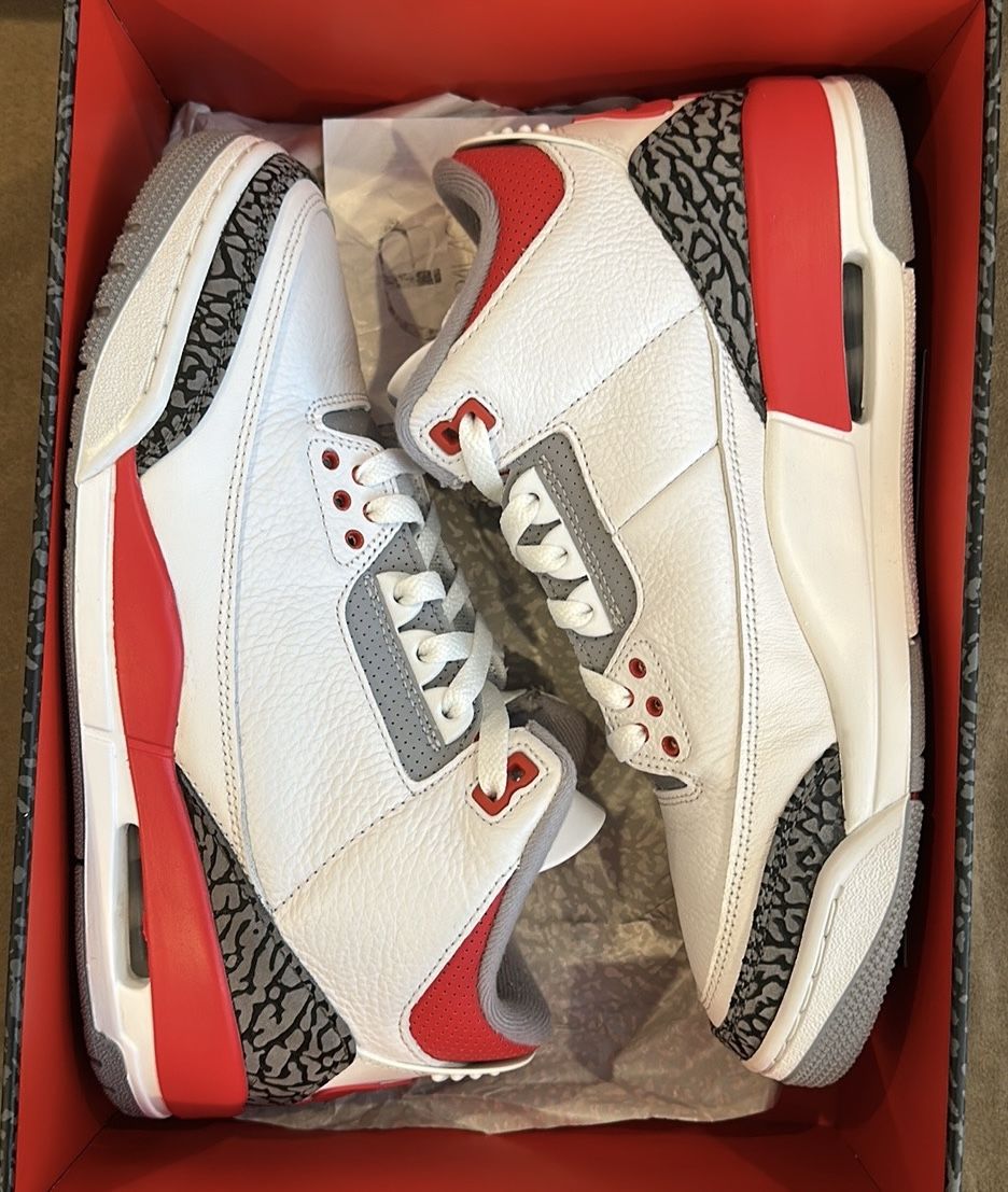 Jordan 3 Retro “Fire Red”