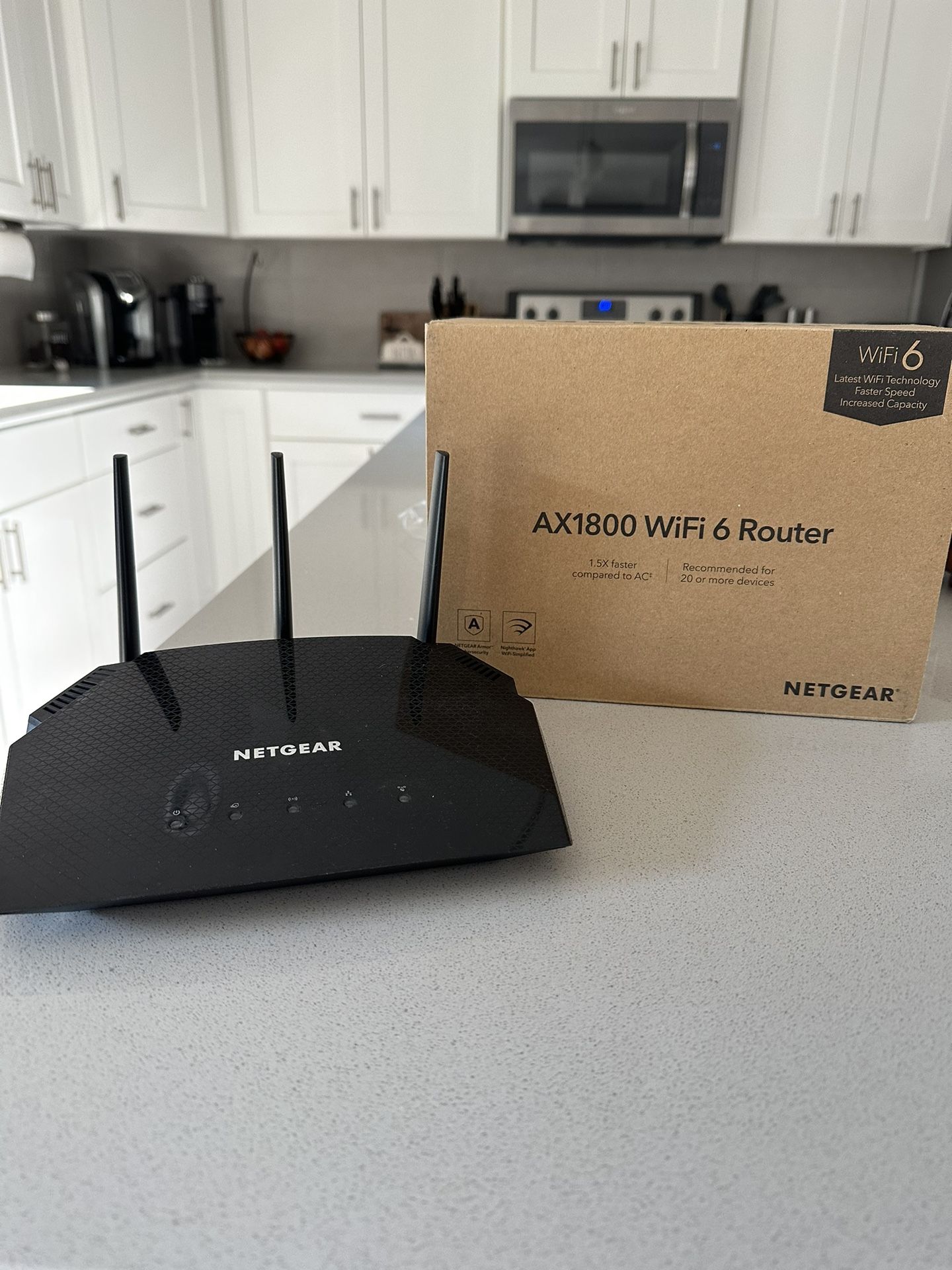 Netgear AX1800 WiFi 6 Router