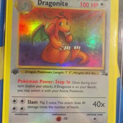 Dragonite Pokémon Card 