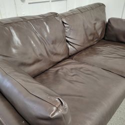 Leather Couch With Fold Out Bed