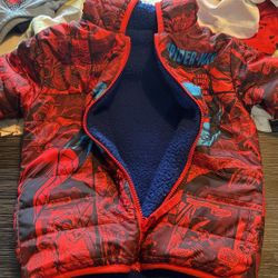 Winter Spider-Man Jacket With Fleecy Inside