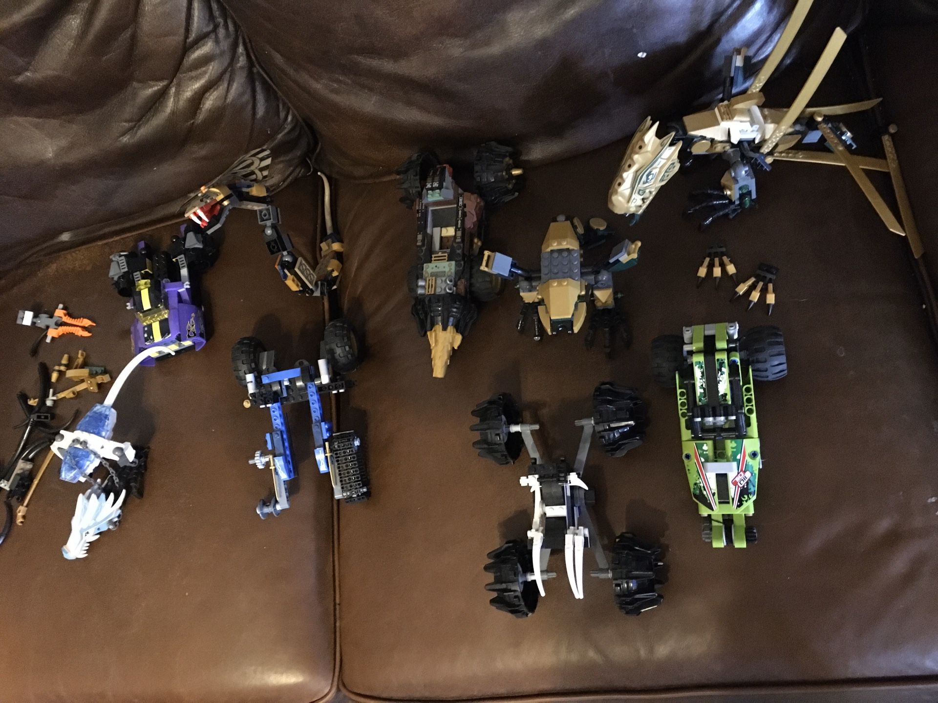 Lots of LEGO partial sets, all are authentic LEGOs, one owner, Ninjago